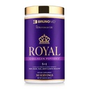 Royal Collagen Peptides, clinicamente provato, integratore alimentare, migliora la pelle & cellulite, Fonte europea, migliora il look dei capelli & unghie, miscelato con vitamina C, Bone & Joint Supplement