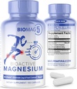 BioMag 5 Magnesio supplemento complesso per le donne e gli uomini, 100 capsule - formulato negli Stati Uniti - BioActive e BioAvailable Magnesium Glycinate Malate Citrate Orotate e Biglycinate Chelate Supplementi