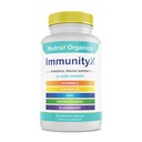 All-in-One Organic Immun Support Supplement 60 Vegan Kapseln - Elderberry 500mg, Ashwagandha 500mg, 400mg Vitamin C und Zink - Vitamin D3 - Immun Booster für Erwachsene