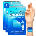 Vitamasques Sleep Patches für Erwachsene, SnoozeMe Wellness Hydrogel Patch (3-Pack) - Schlafen mit Lavender, Melatonin, & Valerian Root - Cruelty-Free, Korean Skin Care Sleep Patch