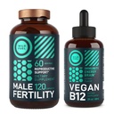 WILD FUEL Maschio Fertilità Supplemento e liquido B12 Mens Salute e energia Bundle