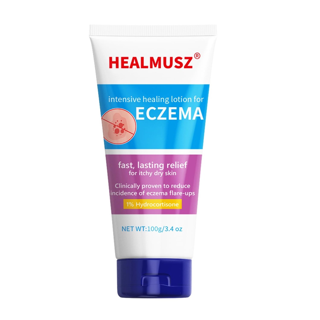 HEALMUSZ Eczema Relief Creamy Body Oil bietet sofortiges Relief für Eczema-Prone Haut - 3.4 Unze Tube NDC:84010-008-01