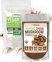 XPRS Nutra Organic Chaga Powder 4 Unze mit Größe 00 Vorgetrennte leere Kapseln (100 Zähler) Bundle