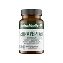 Nutramedix Serrapeptase Supplement - Proteolytische Enzyme für Verdauung + Inulin - Zur Unterstützung Verdauungsunterstützung gemacht - Gluten, Soja und Dairy-Free (60 Kapseln)