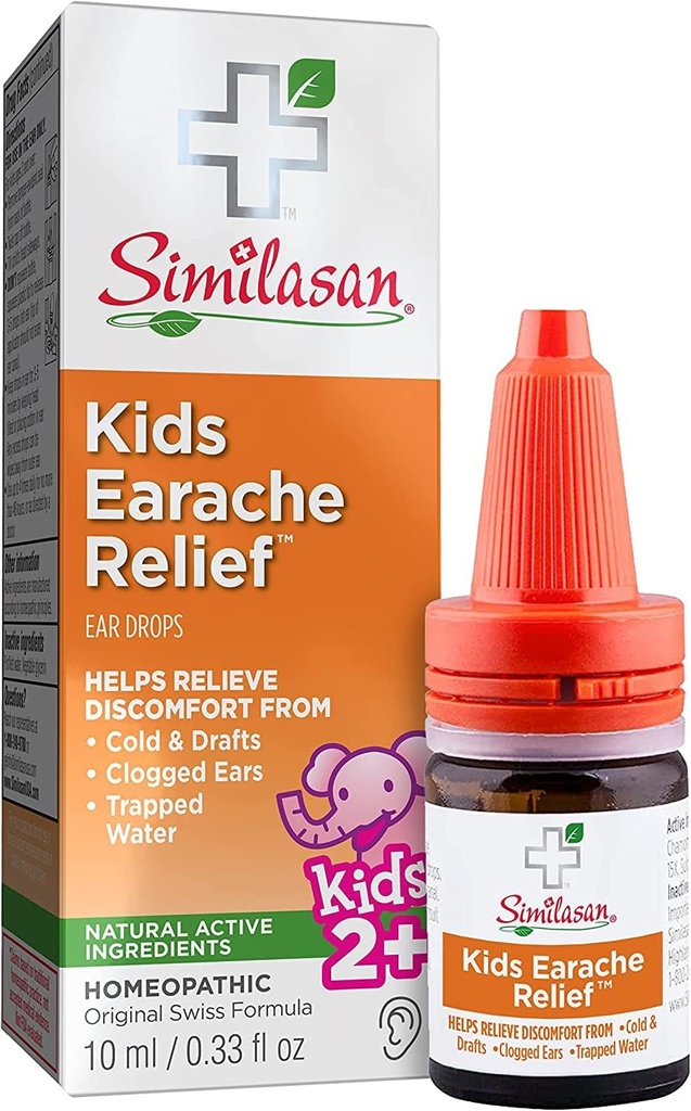 Les gouttes de soulagement de l'oreille des enfants .33 OZ