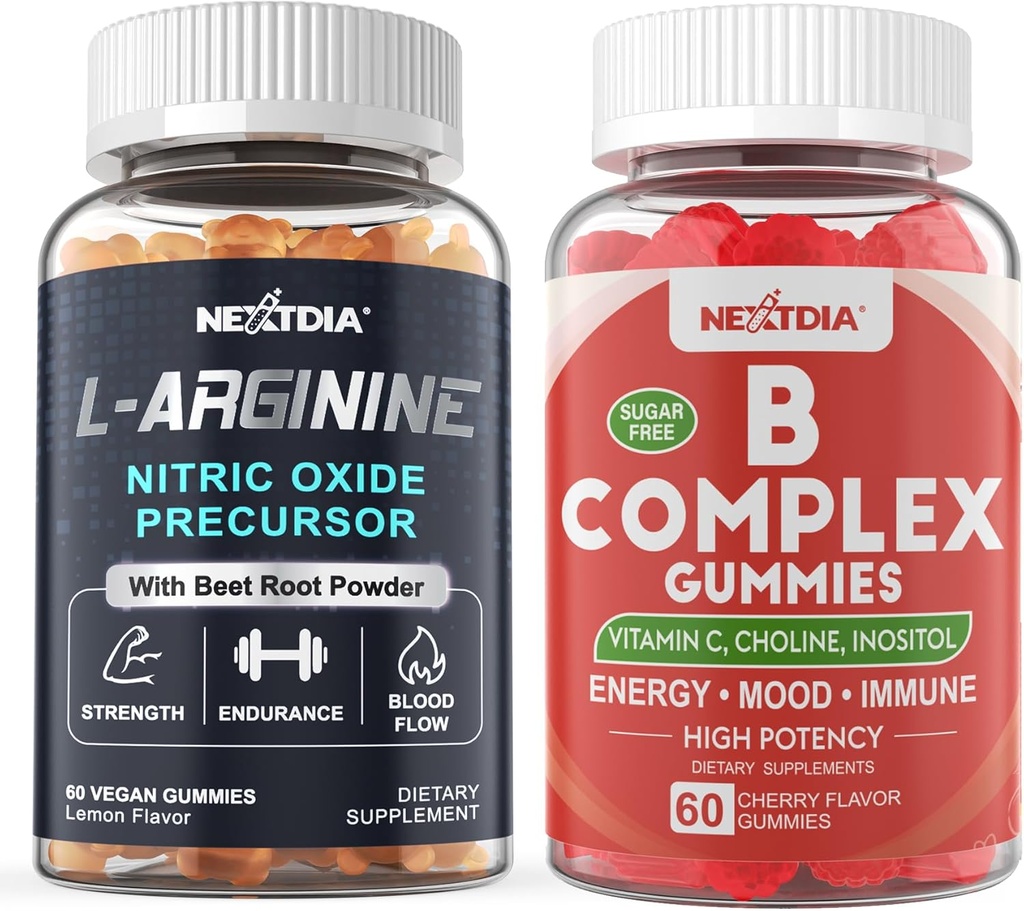 Vitamin B Complex Gummis + L Arginine Gummis