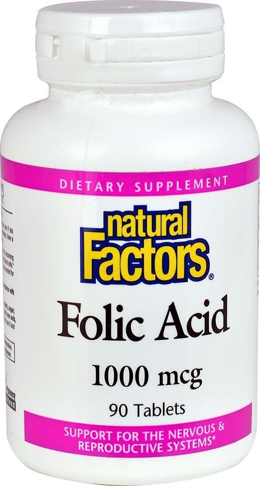 Natürliche Faktoren Folsäure 1 MG, 90 CT