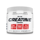 100% reines Kreatin-Monohydrat-Pulver mikronisiert – keine Füllstoffe – kein Natrium – kein Zucker | 5 Gramm pro Servieren | 300 Gramm – 60 Portionen
