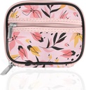 Serfeymi Weekly viaggio Pill Organizer caso per la borsa con rimovibile 7 giorno Pill Box, Fashionable Travel Medicine Organizer Pill Container per Medicina, Vitamina, Supplemento - Rosa 03