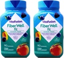 Vitafusion Fiber Well Fit Sugar Free Gummies - 90 ct, Pack of 2