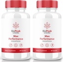 NutraRize (2 Pack) Biopeak Uomo Pillole di potenziamento, Biopeak capsule maschili, Tutto Supplemento naturale per Max Performance e Salute complessiva, Official Bio Peak Pastillas Recensioni (120 capsule)