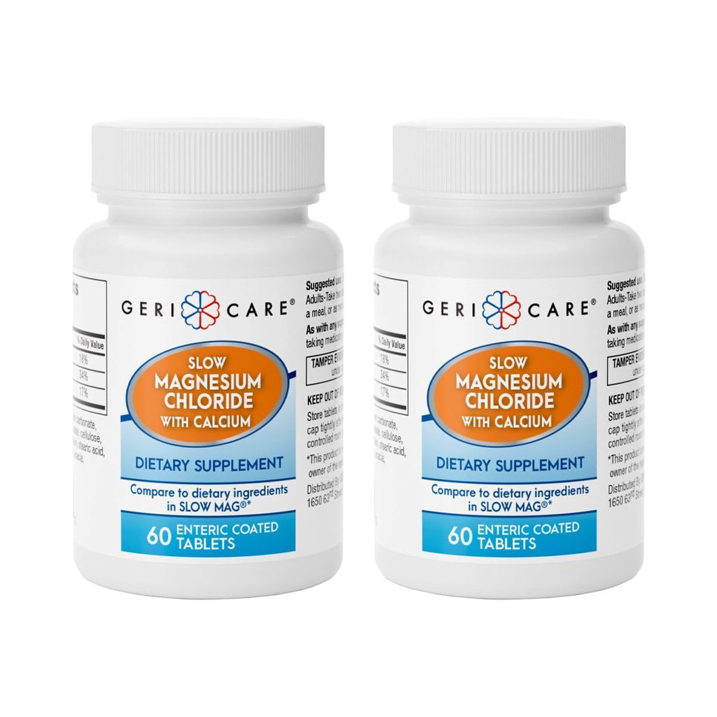 Comprimés de calcium par Geri-Care. Supplément nutritionnel.