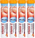 Mivolis Vitamin C effervescente compresse - Integratori alimentari 4 confezioni x 20 pezzi | Germania