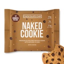 Naked Chocolate Chip Protein Cookies - Premium Gluten-Free High Protein Cookies, Nur 1G Zucker, 6G Fiber, keine künstlichen Süßungsmittel, Soy Free, No Gmos - 12 Pack