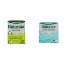 Dulcolax Stimulant Laxative Tablets (100 Zähler) Sanfte Übernachtung Relief, Bisacodyl 5mg & Hocker Weichspüler Laxative Liquid Gel Kapseln (100ct) für Gentle Relief, Docusate Sodium 100mg