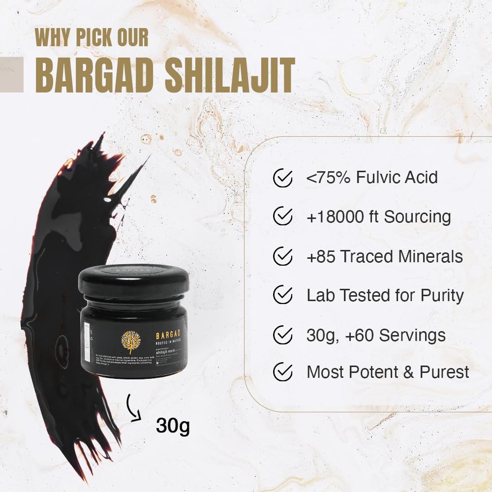 Himalayan Shilajit Harz für Frauen | 100% rein, Gold Grade & Lab getestet | steigert Energie, Immunität & Vitalität mit Fulvic Säure & 85+ Mineralien | 30g Premium Wellness