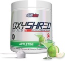 EHP Labs OxyShred Non Stimulant Pre Workout Powder - Stim Free Pre Workout, Koffein Free Preworkout für Männer und Frauen mit L Glutamine & Acetyl L Carnitin - Apple, 60 Servierungen