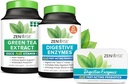 Zenwise Health Digestive Enzymes, Green Tea Extract, and Free Travel Tin
