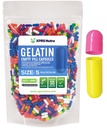 XPRS Nutra Taille 5 Capsules vides - 1000 Compte très petites Capsules de gélatine vides - Pills Bricolage Capsule Remplissage - Gel de pilules rempliss pour Do-It-Youlf Vitamine Suppléments (Multi Color)