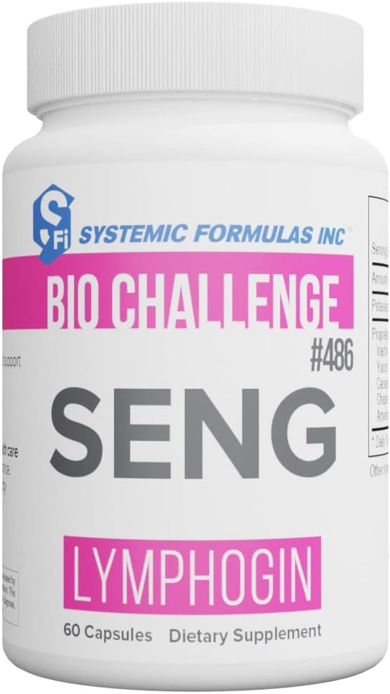 Formula sistemica SENG Lymphogin - Supporto limfatico sano e toner ghiandolare, 60 capsule, Bio Challenge #486. Circulation linfatica.