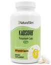 NaturalSlim Natural Citrate Citrate Gluconate 99 mg - Kadsorb Supporti Equilibrio Elettrolito & pH normale - Integratori di potassio assorbibili con minerali essenziali - Non GMO 400 Capsule 1 Confezione