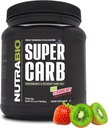 NutraBio Super Carb, Polvere di Carboidrato con Dextrin & Electrolytes di Cluster, Polvere di supplemento di Carb avanzata per allenamento, prestazioni e recupero del muscolo, Dextrin di Ciclic, Fragola di Kiwi, 30 Sv