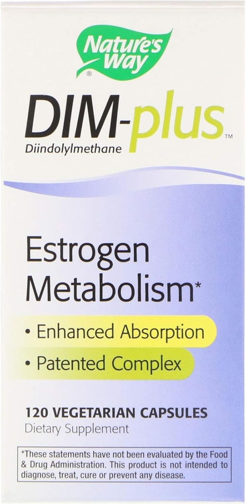 Natures Way Dim Plus Estrogen Metabolismo, 2 confezioni da 120 ct