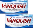Vanquish Extra Strength Kopfschmerzen und Schmerzlinderung, mit Acetaminophen, Aspirin und Koffein | Digitale Augenfolge | 100 Count, Pack von 2