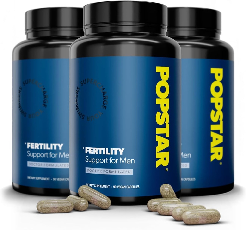 Supplément de fertilité pour les hommes - Doctor Formulé - Fabriqué aux États-Unis - Vitamines prénatales pour hommes - Suppléments de fertilité pour hommes - Booster - Activateur de compte et de motilité - 90 Capsules de végétalien (3 mois d'approvisionnement)