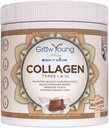 Crescere Young Fitness Collagen Protein - Cioccolato al latte, promuove la pelle, le ossa, le articolazioni, la perdita di peso, senza zucchero (12.41 oz) (1 Confezione, 20 Serve)