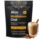 Inner Elevate Superfood Mushroom Chai - Ultimate Coffee Alternative - Adaptogenic Mushroom Tea Drink con Lion's Mane, Cordyceps, Chaga, Reishi, Turkey Tail (35 Servings)