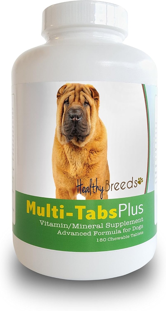Gesunde Rassen Chinesisch Shar Pei Multi-Tabs Plus Kaubare Tabletten 180 Count