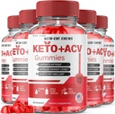 (5 Pack) Keto-Cut Chews ACV Gummies - Keto-Cut Chews Premium Keto ACV per la perdita di peso avanzata, Keto + ACV Gummy, Keto Cut Chews Maximum Strength Supplement, KetoCut Chews Recensioni (300 Gummies)