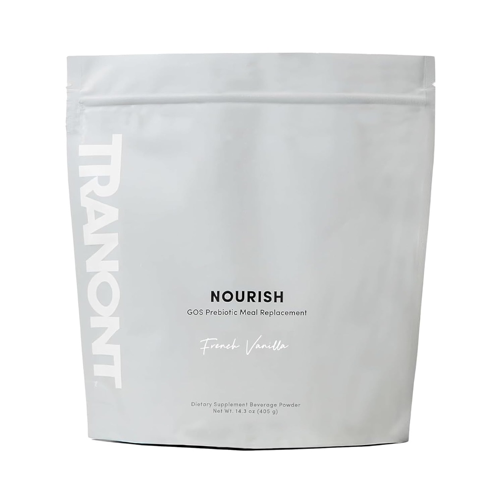 Tranont Nourish Vanille française 14,3 oz De superaliments et de poudre de protéines pour la peau saine, la digestion et l'énergie