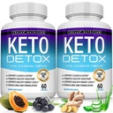 Toplux Keto Detox Pills Estratto di pulizia avanzato – 1532 Mg Natural Acai Colon Cleanser Formula, Flush Toxins & Excess Waste, per le donne degli uomini, 60 capsule, supplemento
