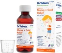 Dr. Talbot's Mucus + Cold Relief Liquid Medicine, natürlich inspiriert, für Kinder, Inklusive Dosierung Cup, Natürliche Traubensaft Geschmack, 4 Fl Oz