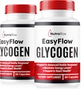 NutraRize (2 Pack) Easy Flow Glycogen, EasyFlow Glycogen Support Kapseln, Easy Flow Glyco Optimizer, Official EasyFlow Glyco Optimiser Caps, Easy Flow Detox Cleanse, Easy Flow Glycol (120 Kapseln)