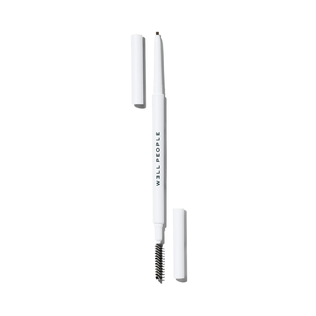 Well People Expressionist Brow Pencil, Defining Brow Pencil für ein natürliches Finish, ultrafeine Spitze für Total Precision, Vegan & Cruelty-free, Deep Brown