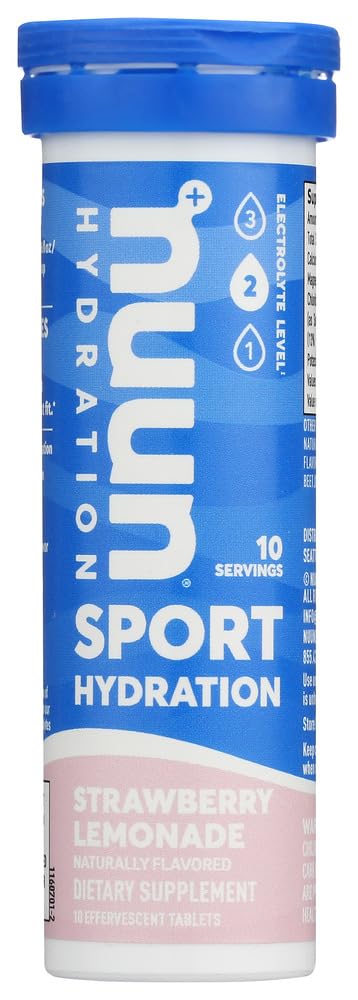 Nuun Hydration: Erdbeer-Lemonade Elektrolyt trinken Tablets (2 Röhren von 10 Tabs)