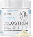 Colostrum Supplement Powder for Humans - Bio-Berg-Kolostrum-Ergänzung für Gutgesundheit, Haarwachstum, Immununterstützung - Entflammt (73 Servierungen)
