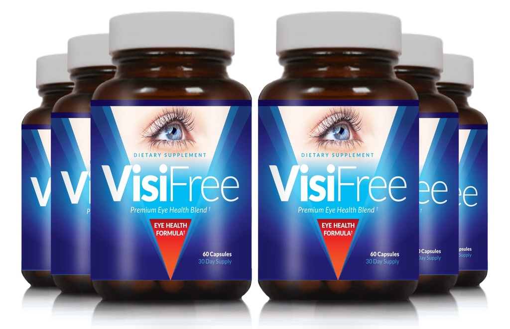 Augenzuschläge für Erwachsene - Beste Kapseln für Augengesundheit - Inklusive Vitamin & Mineral für gesunde klare Vision - Kapseln für Augenverbesserung - 6 Pack