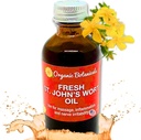 Em’s Herbals fresco St. John’s Wort olio - Wild Harvested in USA, Soluzione naturale per Nerve Discomfort, Eruzioni della pelle, Cura del dolore, Scarpa e Traslochi - Pelle, Faccia, Corpo, Capelli, Olio di massaggio (2 Oz)