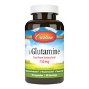 Carlson - L-Glutamina, Aminoacido Free-Form, 750 mg, Produzione di tessuti muscolari, 90 capsule