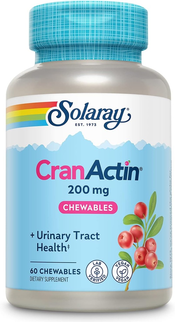 SOLARAY Cranactin 200 mg compresse masticabili | 60 conte
