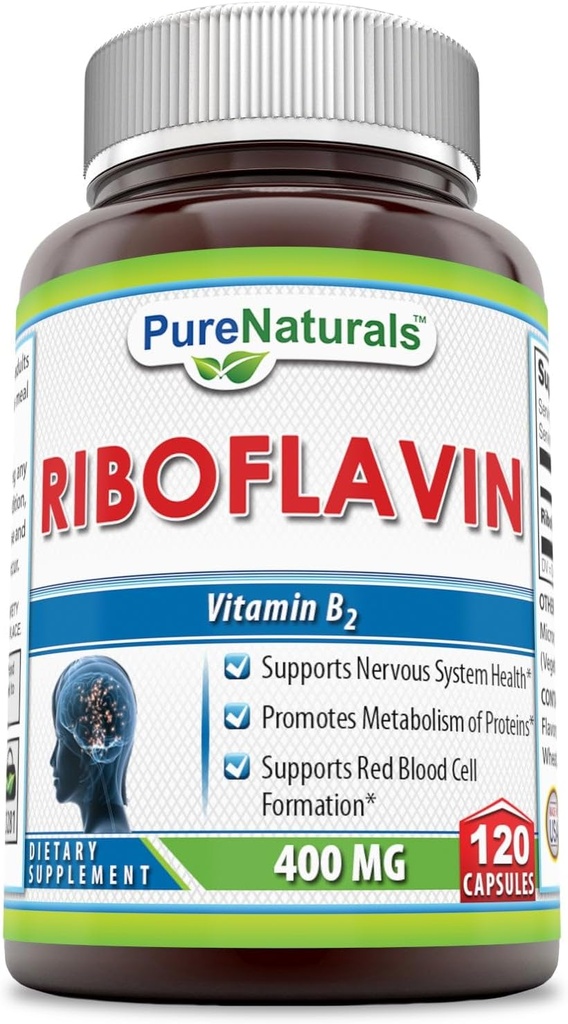 Pure Naturals Riboflavin 400 Mg 120 capsule