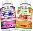 Elderberry Immune Support and Natural Vitamin C - Bundle
