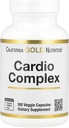Complexe California Gold Nutrition Cardio avec mélange CardioAmino, mélange CardioPhyto et Coenzyme Q10, 180 Capsules de Veggie