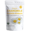 Iyasa Holistics Organic Chamomile Flower Powder, Grado alimentare per cuocere, Cucinare, Tè, Bevande estive, Prodotti per la cura dei capelli e della pelle fai da te, Pacchetti naturali del viso, Maschera del viso 8 oz 223 gm