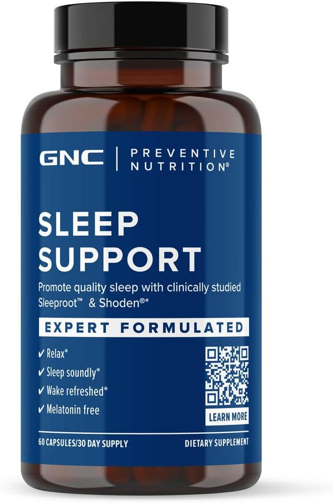 GNC Preventive Nutrition Sleep Support - 60 Capsule, 30 Serve