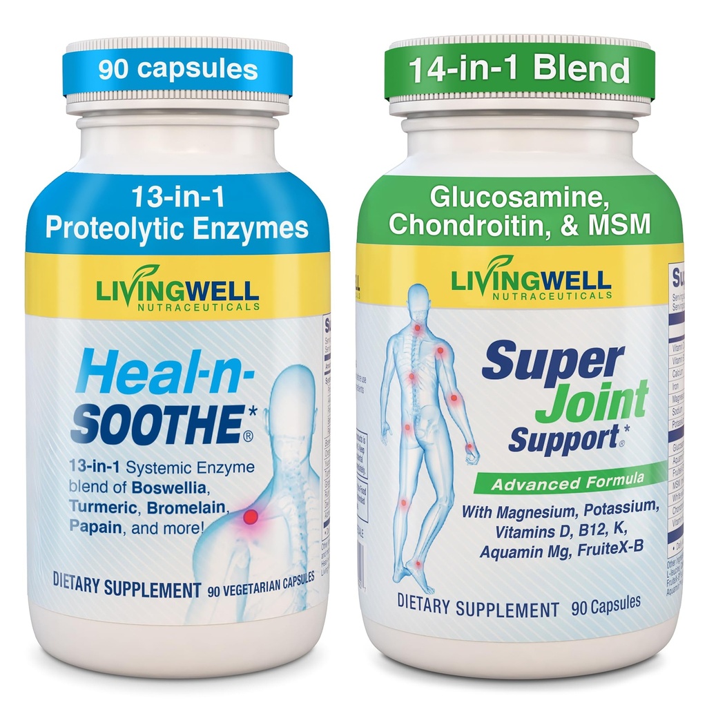 HEAL-N-SOOTHE und Super Joint Support - Natural Joint Supplements